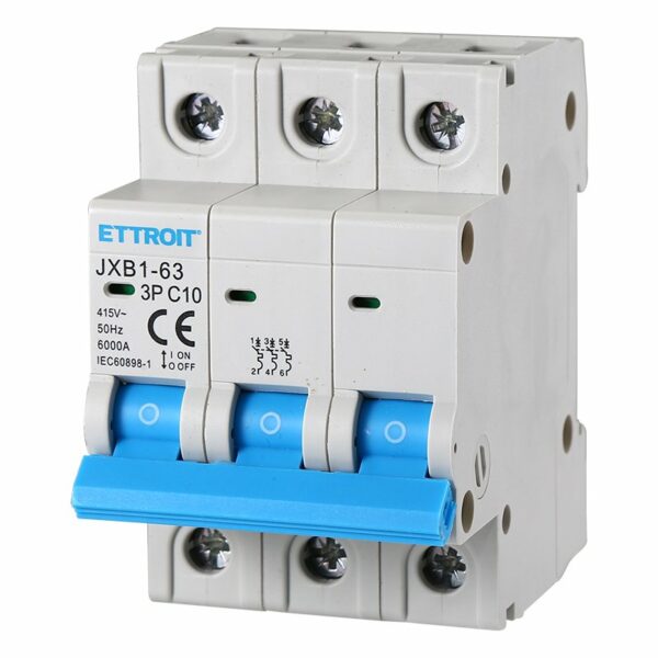 ETTROIT Interruttore Magnetotermico Automatico 3P 16A 220V 380V Salvavita  Stotz Occupa 3 Moduli DIN